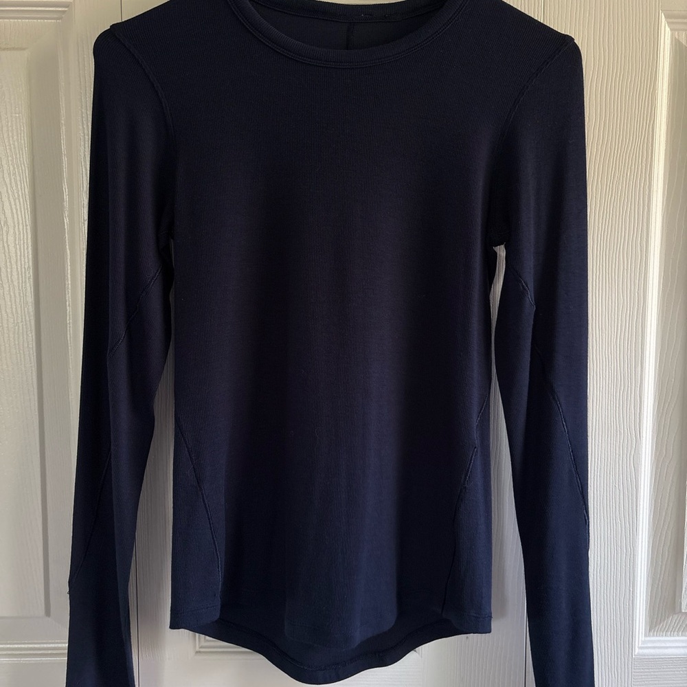 Lululemon Hold Tight Long Sleeve True Navy
